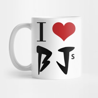 I Heart BJs (Black Jackals) Mug